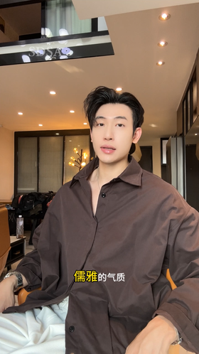 258125SDSA男士秋冬新款痞帅男装港风复古拉链翻领廓形夹克纯色百搭外套