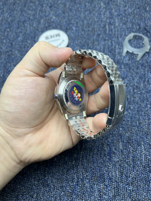 劳力士 分C日志型41mm 薄荷绿 3235机 五珠链 904L钢 男士腕表 商品图5