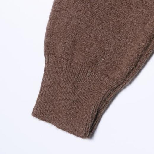 363SDSA秋冬新款痞帅男装美式复古可拆卸围巾V领毛衣百搭时尚针织衫 商品图4