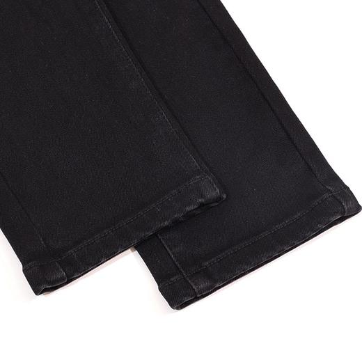 半身缘女裤 秋季植绒抓毛保暖小脚铅笔牛仔裤253302E10120038 商品图4