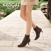 【云粉节】BF楼KISSCAT接吻猫[唐顿庄园]高跟靴25新方头复古美拉德马丁时装靴女KA65713-10吊牌价1599活动价899 商品缩略图1