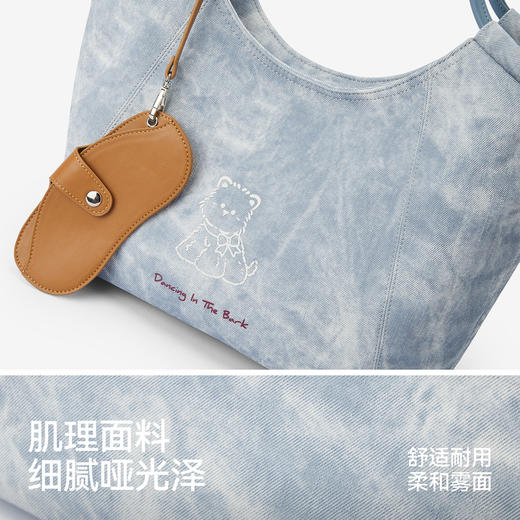 森马包包女托特包大容量通勤单肩包2025新款手提包流行腋下包卡通 商品图3