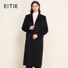 EITIE爱特爱气质收腰显瘦通勤黑色毛呢大衣外套冬季新款8014720 商品缩略图0