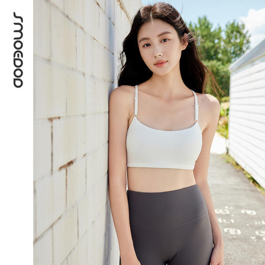 SMOEDOD/水沐伊朵裸感简约休闲纯色修身防走光运动内衣50220 商品图2