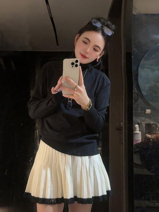 秋冬男士高领纯色针织衫毛衣（蕾姐穿S） 商品图4