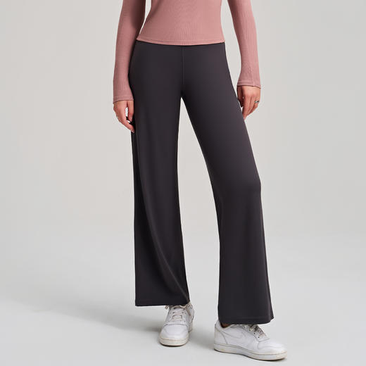 跃牌【安琪拉系列】瑜伽裤阔腿裤高腰休闲直筒显瘦宽松直筒垂感瑜伽长裤CK-5117 商品图3