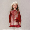 笛莎Deesha 童装女童连衣裙2025冬新款新年干鸟格香风连衣裙 商品缩略图0
