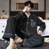 纯棉男女款家居服 女款带胸垫 经典舒适 上衣+下衣套装 商品缩略图6