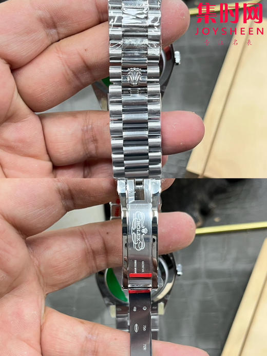 CBD配重版 V9升级版 重量200克+ 劳力士星期日历型系列 日志40mm 白金黑冰糖DD 商品图7