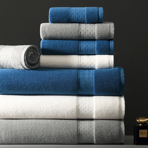 严选A类纯棉毛巾7A抗菌毛巾全棉素色毛巾居家日用吸水柔软不掉毛酒店专用毛巾 商品图1