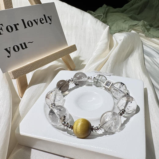 闪灵黄虎眼水晶手串 商品图0