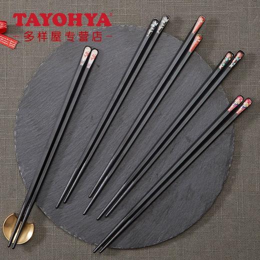 【6F】TAYOHYA/多样屋 高档防滑尖头合金筷子料理高档礼盒装送礼用/凤鸣朝阳 商品图2