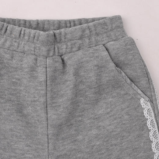 棉果果冬季新品女童夹棉保暖加厚针织加棉长裤M422200825737 商品图1