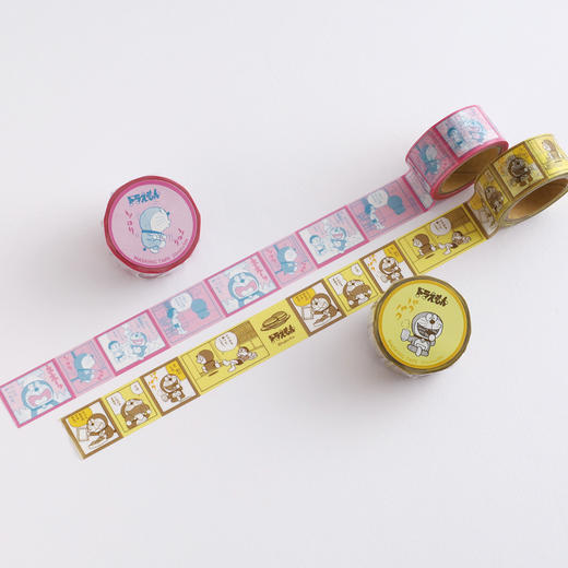 【现货】日本哆啦A梦新品！便签本贴纸夹子笔记本和纸胶带合辑 商品图0