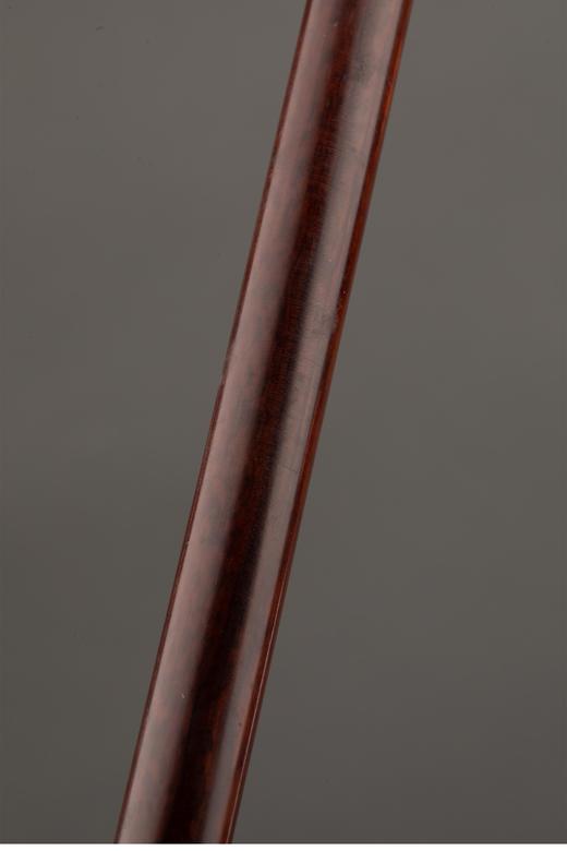 独角鹿西洋古董 1880-1910年代英国维多利亚时代出品花卉主题多色金镂雕天然海水珍珠及玑镂珐琅装饰硬木手杖 商品图5