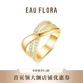 【川流】精致简约戒指·金银双色