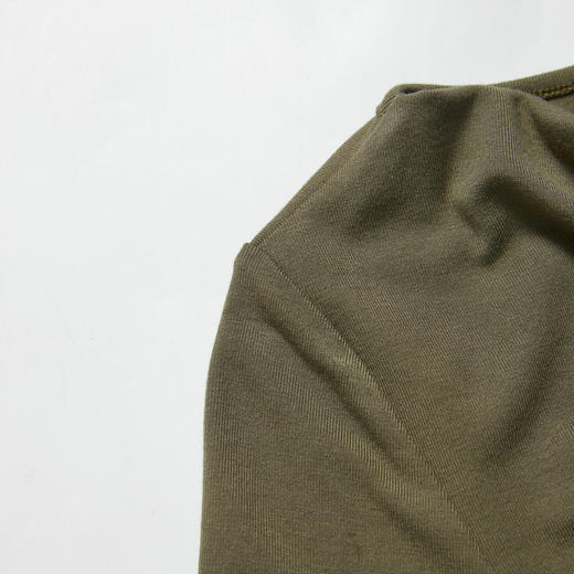 高级感气质针织长袖T恤女春季新款抽褶收腰百搭打底衫V0240061 商品图5