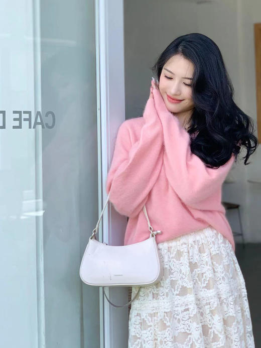 【百图lulu定制】【暖阳羊绒衫】温暖 细腻 有绒感 一线成衣 V领长袖羊绒衫 商品图3