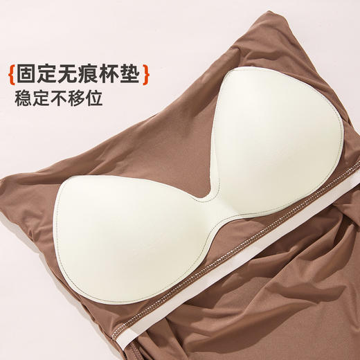 雅黛俪女士肌底衣保暖套装兔穿文胸带胸垫舒适高弹不勒无痕秋衣秋裤打底衣女 商品图7