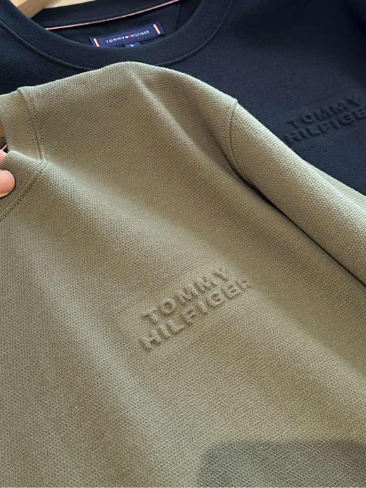 纯原Tommy 25男纯棉圆领卫衣101004 商品图12