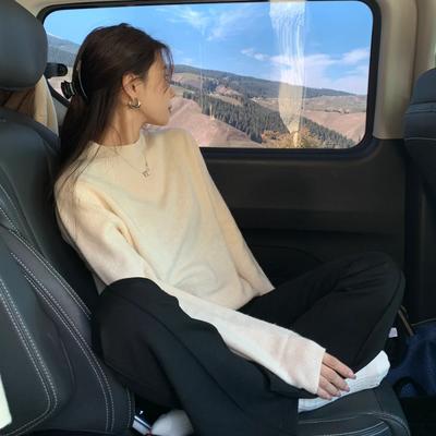 衣本素 半高领纯色百搭一线成衣100%羊毛衫【3-5天发货】 商品图7