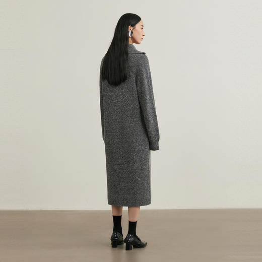 NEELLY纳俪商场同款冬季新款气质休闲针织连衣裙女舒适显瘦连衣裙N25104Y04598 商品图1