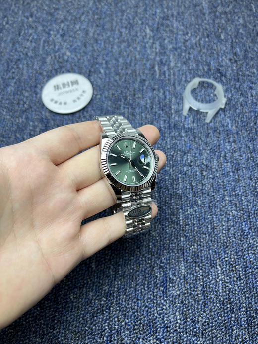 劳力士 分C日志型41mm 薄荷绿 3235机 五珠链 904L钢 男士腕表 商品图2