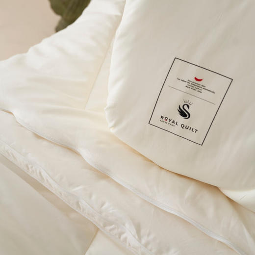 南方生活德绒保暖仿鹅绒冬被200*230cm-7.5斤(白色/粉色/灰色） 商品图4