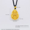 【限时克减150元】足金999.9 #葫芦 #宫廷风 古法镂空挂绳吊坠国潮古风人生四美葫芦喜报三元可转金珠葫芦吊坠（含珠子）(GFDZW00390-01),(预售产品下单后不退款不退货不换货不补差价) 商品缩略图4