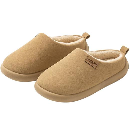 远港小土豆勃肯拖鞋女秋冬季可外穿保暖加绒居家用室内棉拖鞋男冬 商品图4