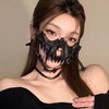 【日式妖物！cos 神还原 | 透气舒适 | 派对炸场】万圣节二次元半脸面罩猛虎夜叉天狗人狼鵺面具派对演出装扮道具。hb 商品缩略图6
