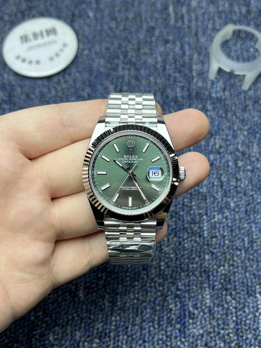 劳力士 分C日志型41mm 薄荷绿 3235机 五珠链 904L钢 男士腕表 商品图1