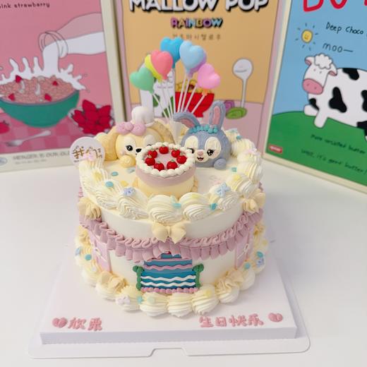 可琦安饼饼星黛露小动物复古蛋糕-低糖处理无添加 商品图2