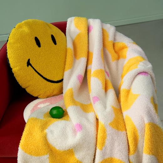 Smiley home Huggy Dopamine双拼绒绒盖毯蓬松柔软半边绒双面绒【该商品不支持用券】 商品图3
