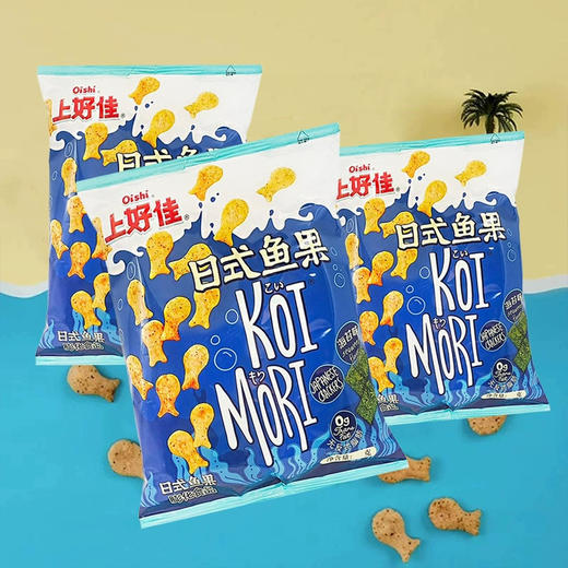 B069 上好佳日式鱼果海苔味膨化薯片休闲零食70g 商品图0