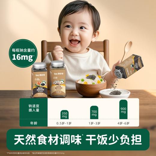 【轻松调味 营养开饭】碧欧奇黑芝麻海苔虾皮粉 商品图1