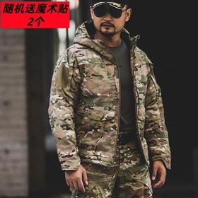 唤龙M65战术迷彩男士冬季户外防寒服外套风衣热反射保暖
