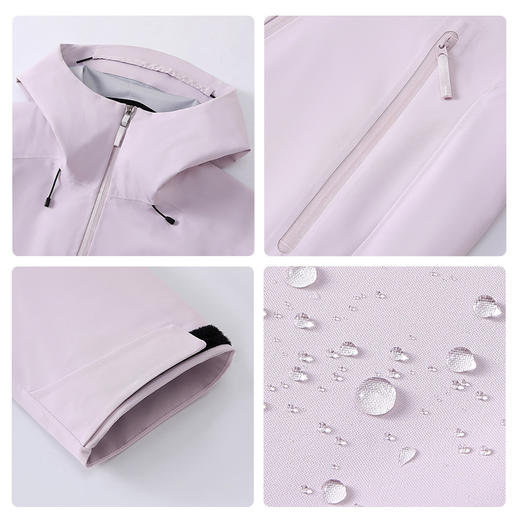 【防风防水 透气防湿】蓝途单层硬壳冲锋衣2515&三合一冲锋衣2518 防刮耐磨 商品图7