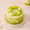 【青提蜜瓜蛋糕】阳光玫瑰青提+玫珑蜜瓜+伯牙绝弦茉莉雪芽奶油+表面少许抹茶奶油 商品缩略图3