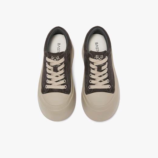 【云粉节】 BF楼百思图2026春季新款厚底松糕鞋板鞋休闲增高运动女鞋W3801AM6吊牌价759.现价439 商品图8