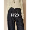 N°28 2025秋季新款丹宁风女高腰阔腿裤休闲风牛仔裤895371K020 商品缩略图1