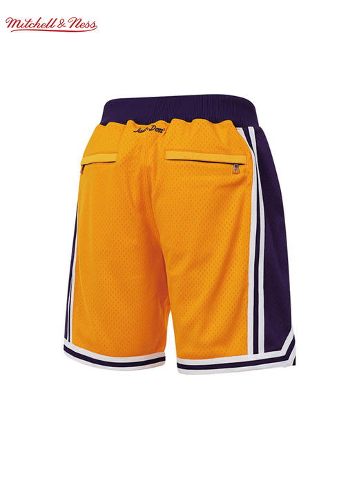 Mitchell&ness 洛杉矶湖人黄色JUSTDON联名球裤 商品图1