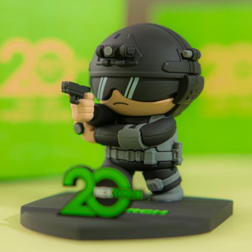 战术纳仔手办手机支架 商品图4