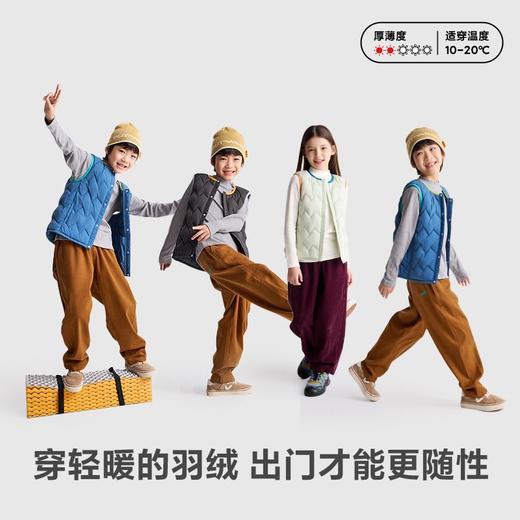 *【咕噜日记】童装儿童轻量羽绒马甲亲子款2025秋冬男女童保暖坎肩背心PDMJ2503-PDMJ2504 商品图1
