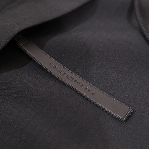 半身缘女装 春季户外运动宽松暗格纹连帽外套夹克261113P01340036 商品图4