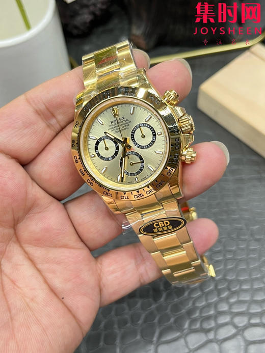 劳力士新款 CBD配重版 重量210克+ 包边迪通拿配重版 丹东4131机 全金钢带款 男士腕表 商品图4