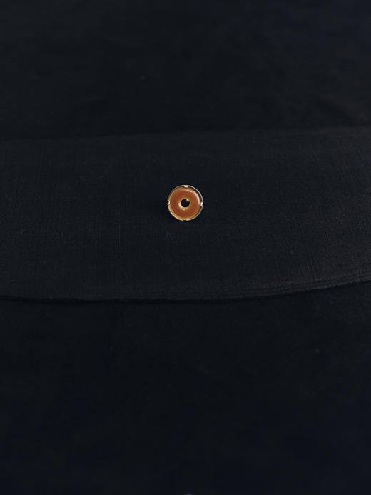 JAI 25AW 蜜蜡琥珀/银翠蓝圆融手工珐琅戒指 商品图5