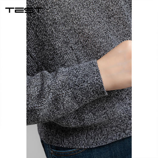 冬上新镂空挂脖设计感显瘦长袖毛衣1254030 商品图3