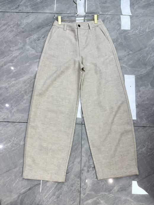 正品KLN秋款设计感气质高腰显瘦弯刀裤休闲裤 商品图2