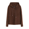 NEELLY纳俪商场同款冬季新款宽松休闲连帽双面呢女时尚复古外套N25102N01040 商品缩略图3
